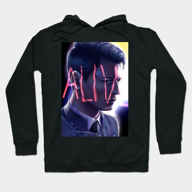 Alive - Connor Ver. 1 Hoodie by ParrotChixFish